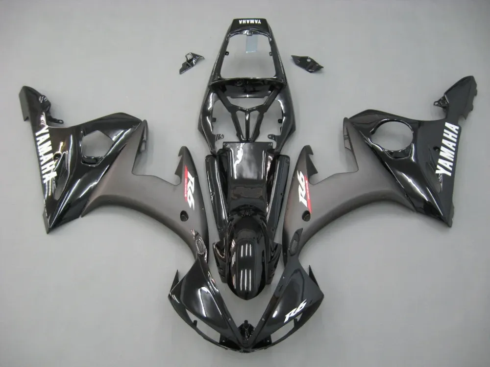 2003-2004 Yamaha R6 & 2006-2009 YZF R6S hvit flerfarget kåpesett Amotopart