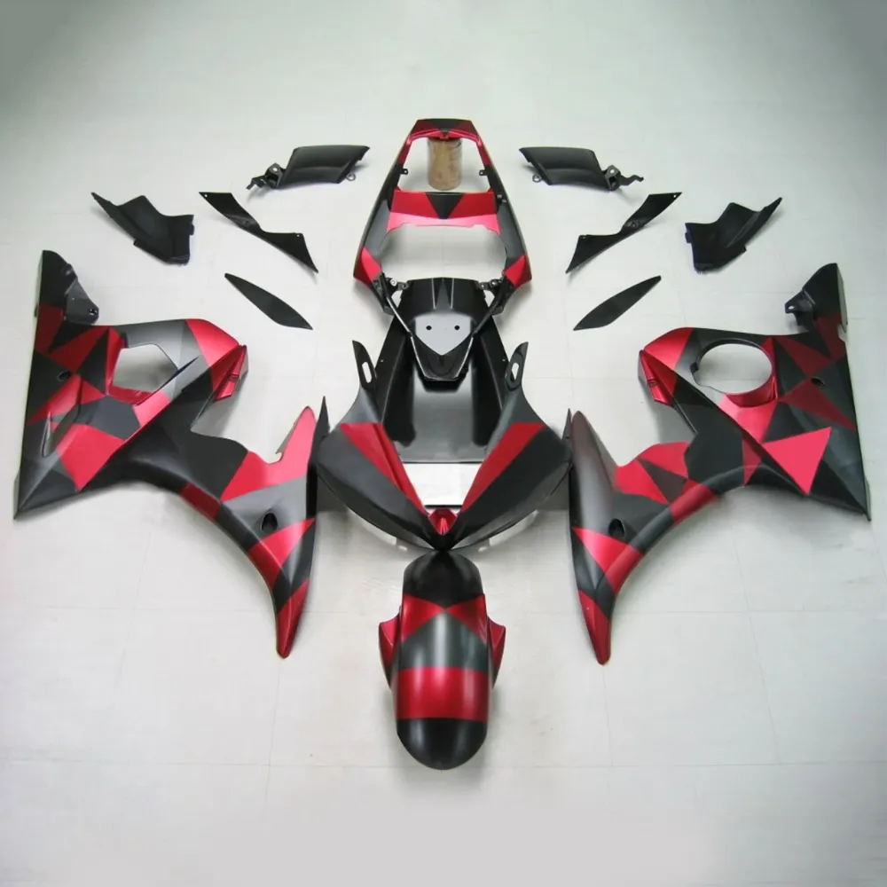 2003-2004 Yamaha YZF 600 R6 2006-2009 R6s Injeksjon Fairing Kit Bodywork Plastic ABS #157 Amotopart