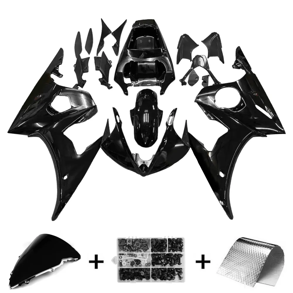 2003-2004 Yamaha YZF 600 R6 2006-2009 R6s Amotopart Injeksjon Fairing Kit Bodywork Plastic ABS #146