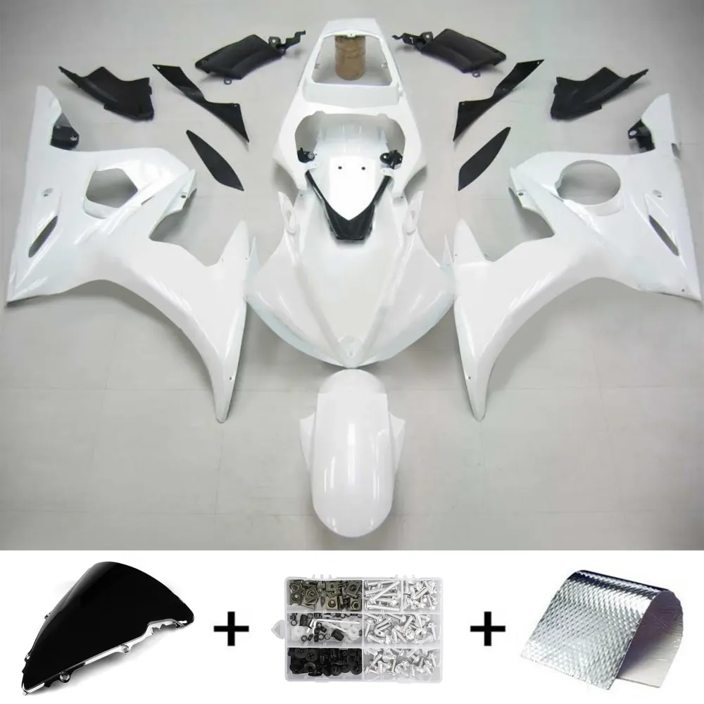 2003-2004 Yamaha YZF 600 R6 2006-2009 R6s Amotopart Injeksjon Fairing Kit Bodywork Plastic ABS #102