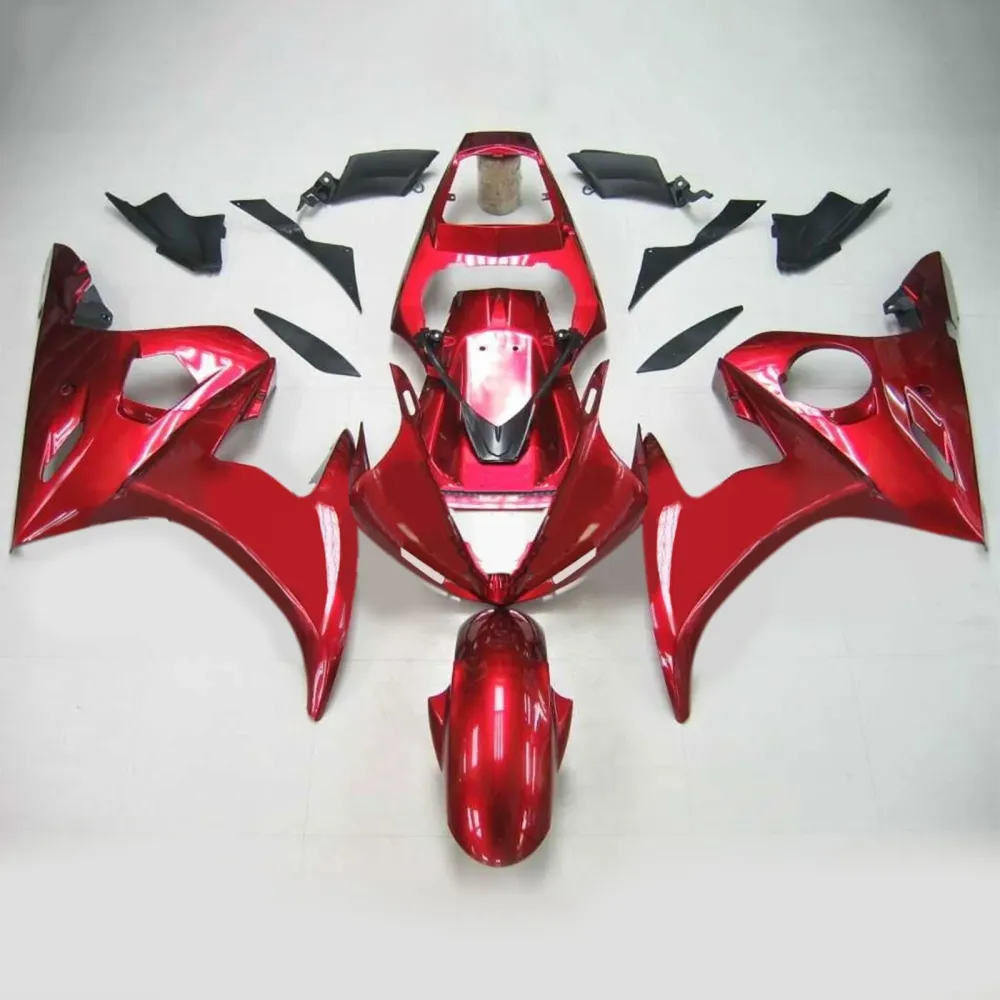 2003-2004 Yamaha YZF 600 R6 2006-2009 R6s Amotopart Injeksjon Fairing Kit Bodywork Plastic ABS #119