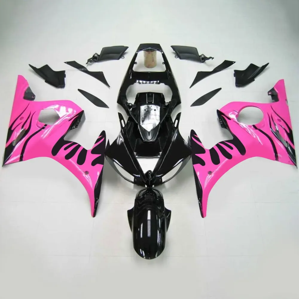 2003-2004 Yamaha YZF 600 R6 2006-2009 Yamaha R6s Amotopart Injection Fairing Kit Bodywork Plastic ABS #133