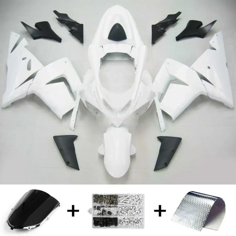 2004-2005 Kawasaki ZX10R Amotopart Injection Fairing Kit Bodywork Plastic ABS #128