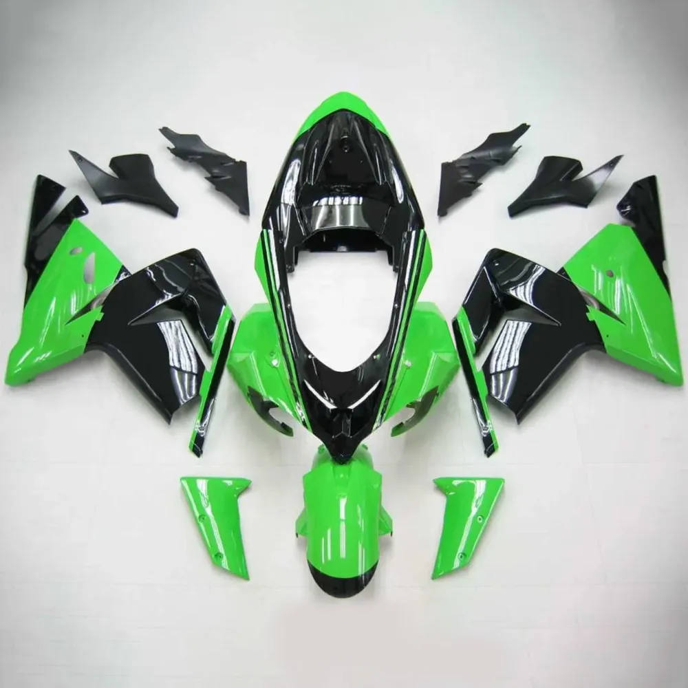 2004-2005 Kawasaki ZX10R Amotopart Injection Fairing Kit Bodywork Plastic ABS #101