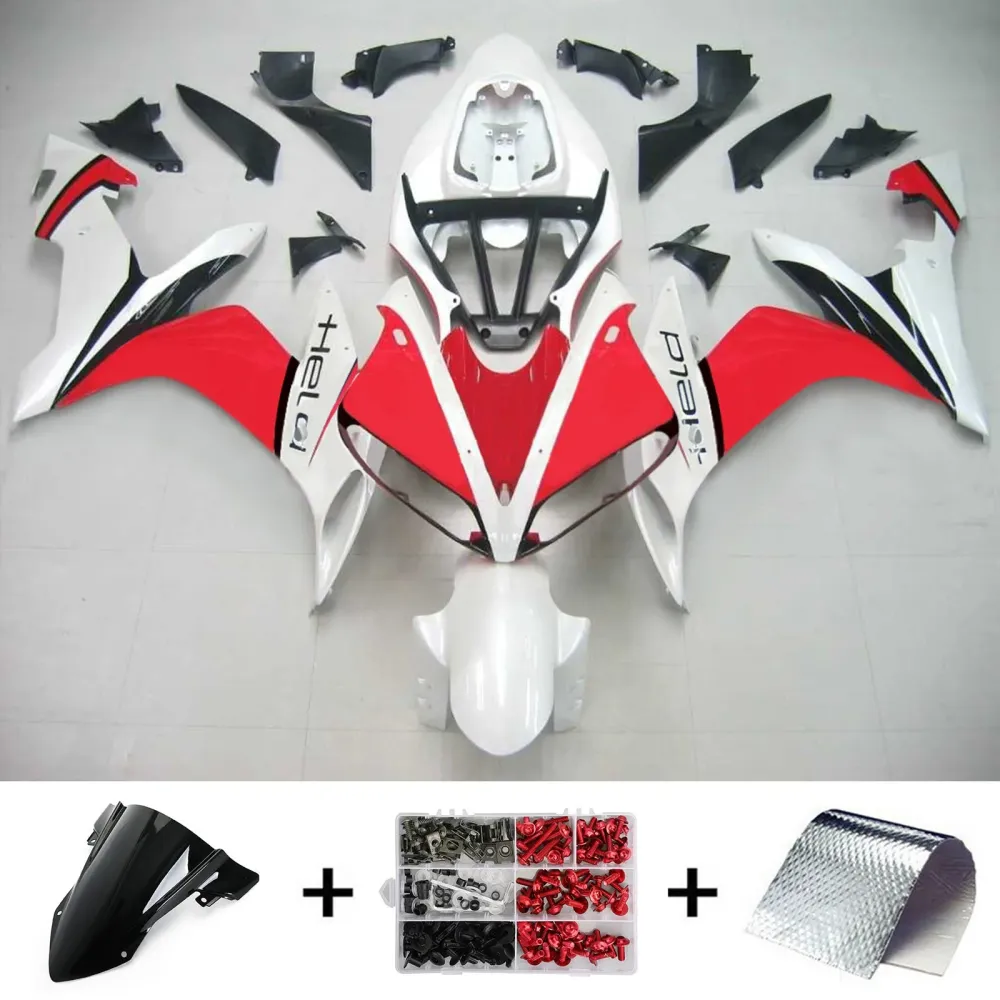 2004-2006 Yamaha YZF 1000 R1 Injeksjon Fairing Kit Bodywork Plastic ABS #126 Amotopart