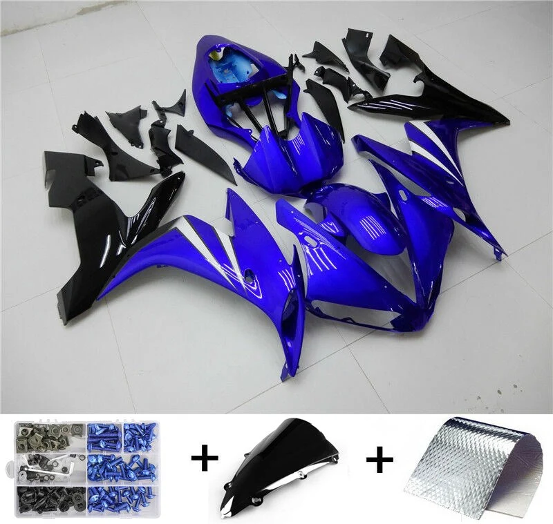 2004-2006 Yamaha YZF R1 Fairing Gloss Blue Kit Amotopart