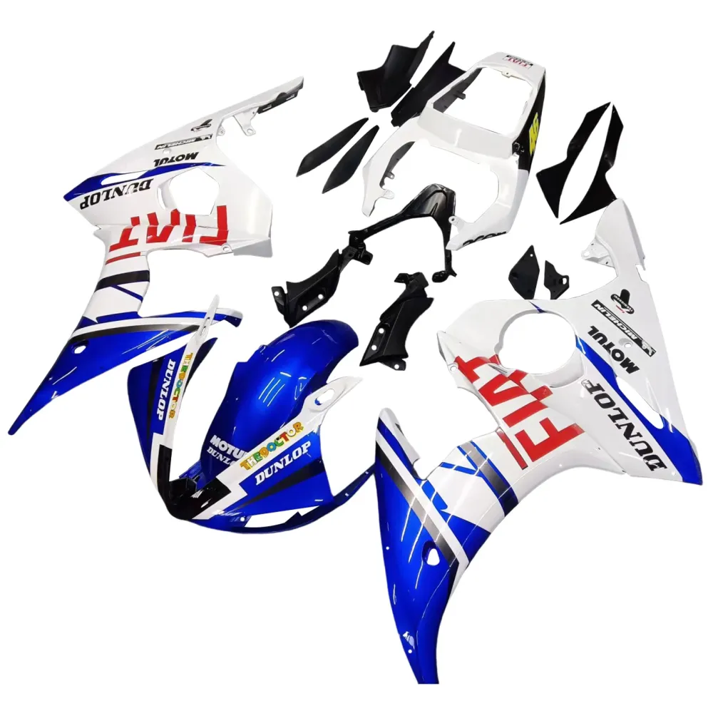 2005 Yamaha YZF 600 R6 Injection Fairing Kit Bodywork Plastic ABS #1 Amotopart