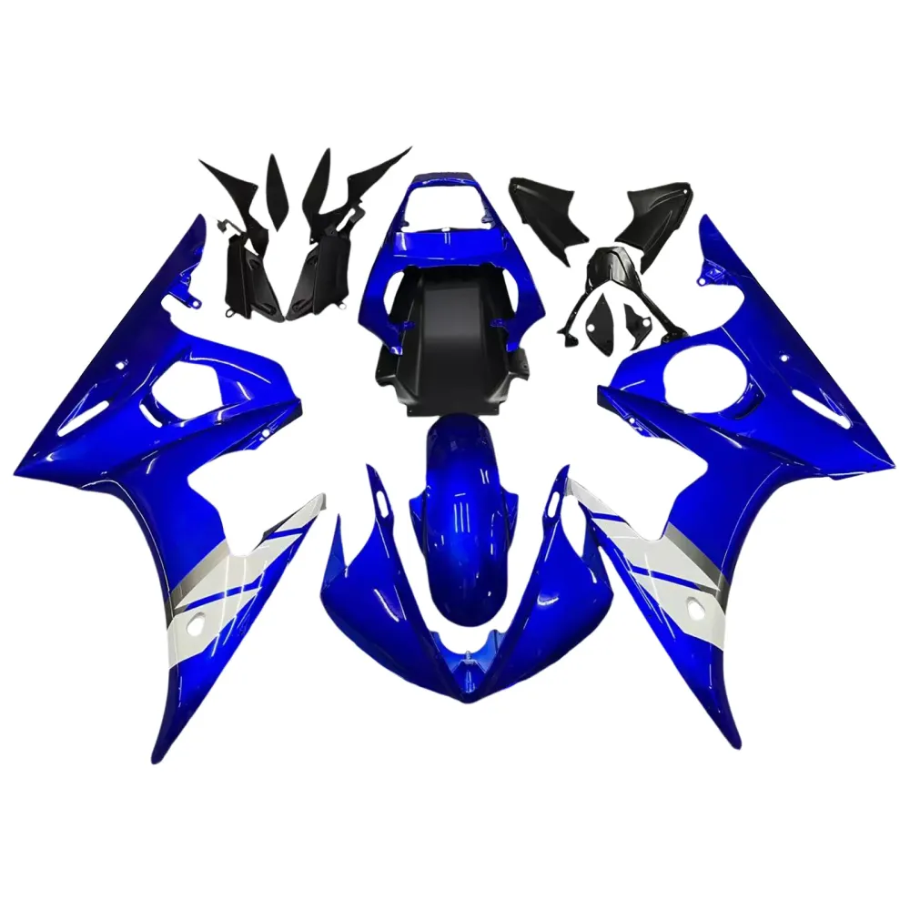 2005 Yamaha YZF 600 R6 Injection Fairing Kit Bodywork Plastic ABS #17 Amotopart