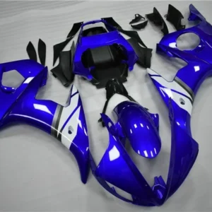 2005 Yamaha YZF-R6 Fairing Blue White Kit Amotopart