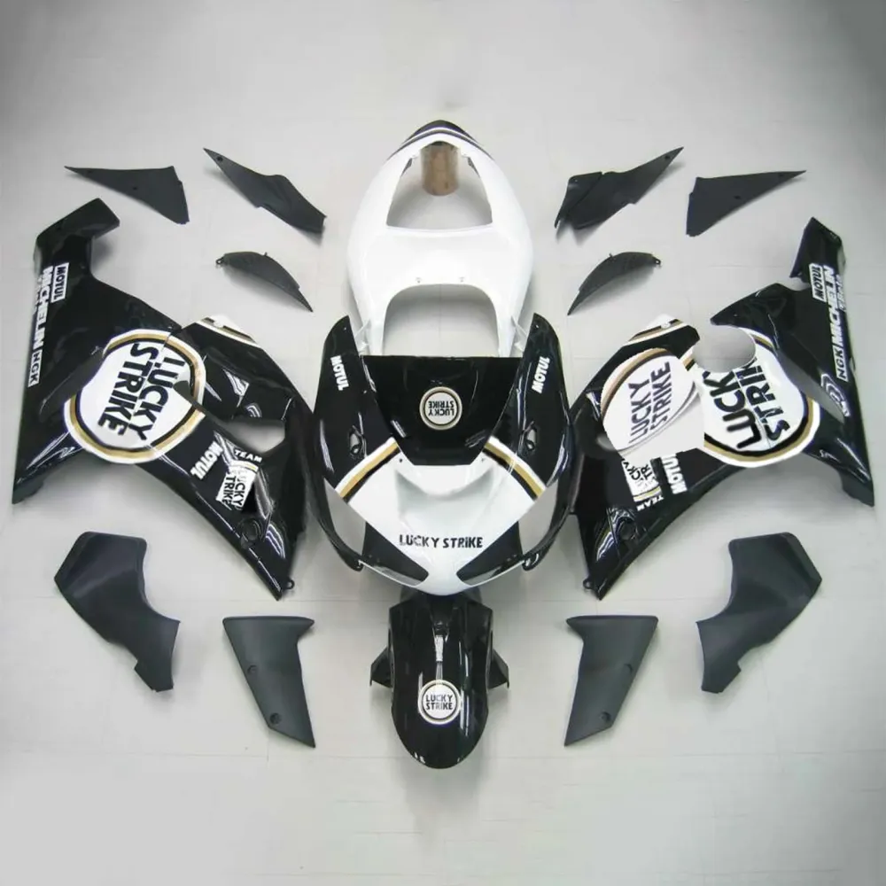 2005-2006 Kawasaki ZX6R 636 Amotopart Injeksjon Fairing Kit Bodywork Plastic ABS #135