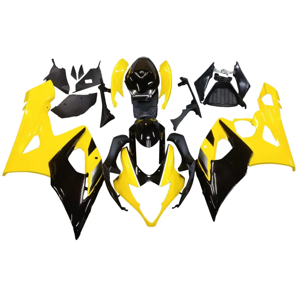 2005-2006 Suzuki GSXR1000 kåpe gul&Svart sett Amotopart