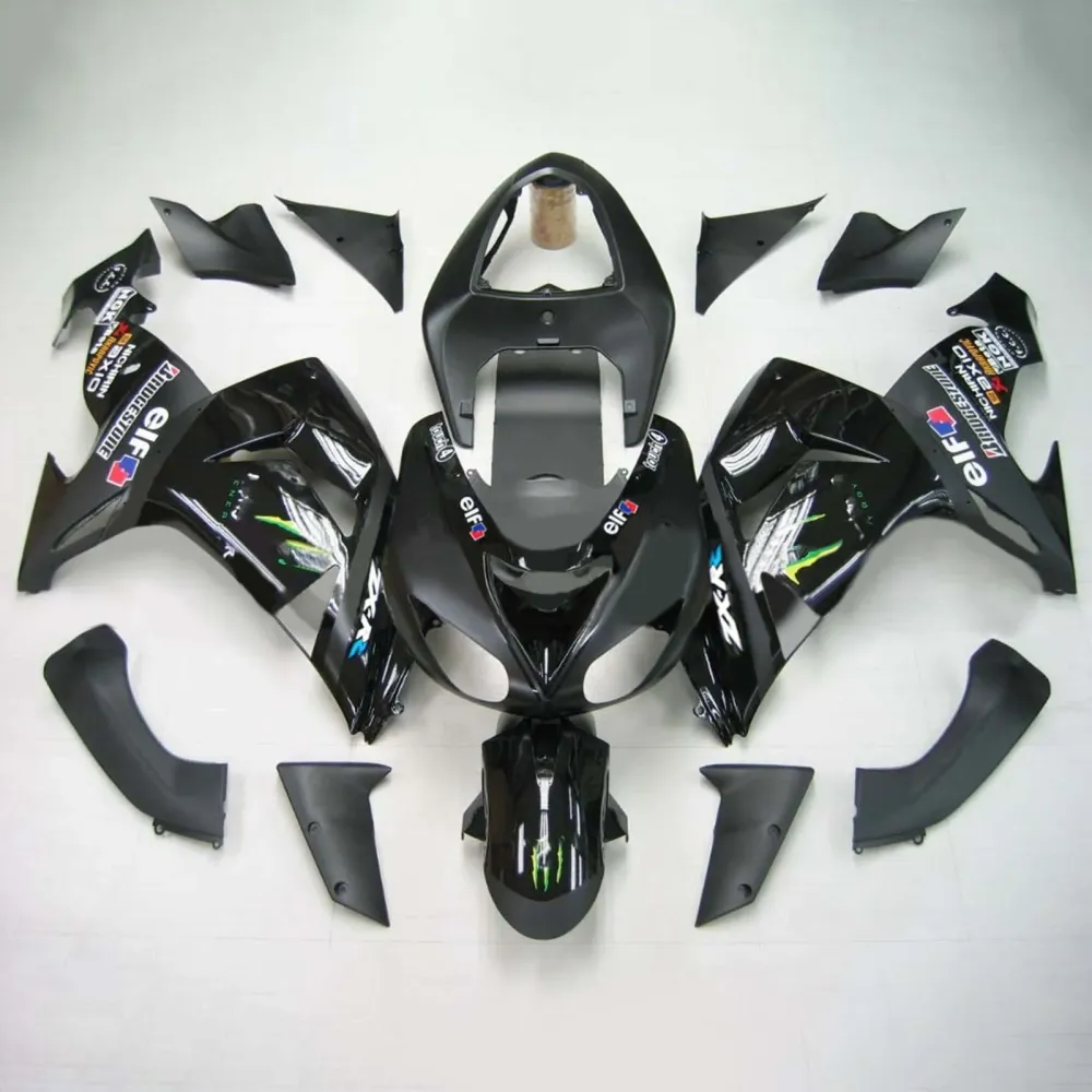 2006-2007 Kawasaki ZX10R Amotopart Injection Fairing Kit Bodywork Plastic ABS #123