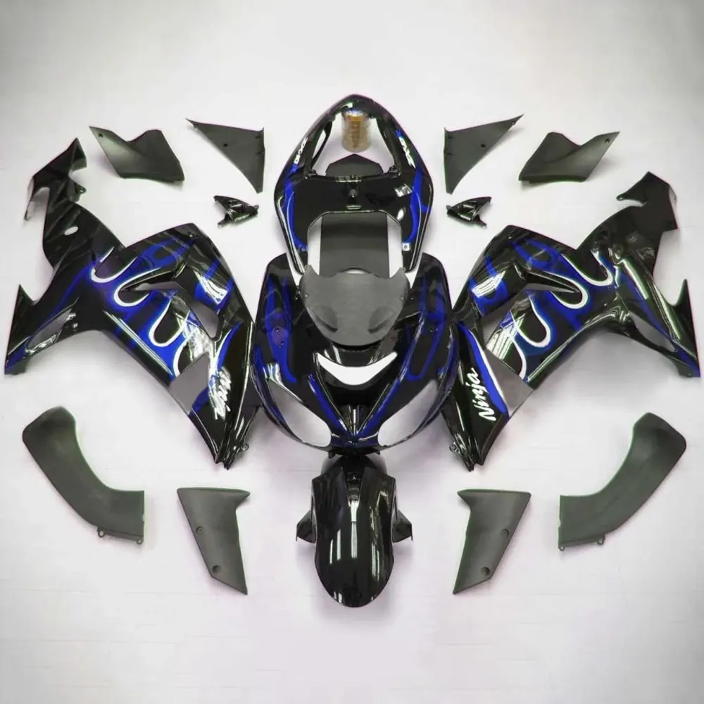 2006-2007 Kawasaki ZX10R Amotopart Injection Fairing Kit Bodywork Plastic ABS #101