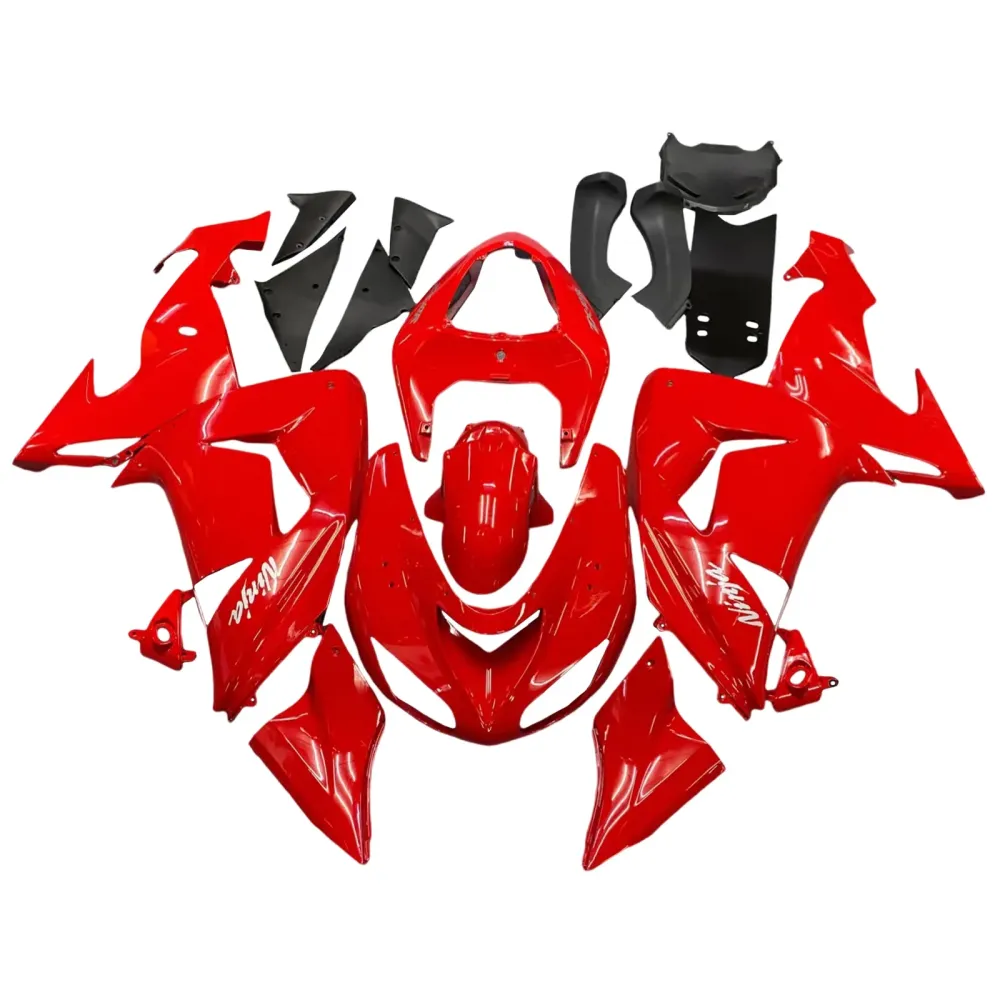 2006-2007 Kawasaki ZX10R Fairing Red Kit Amotopart
