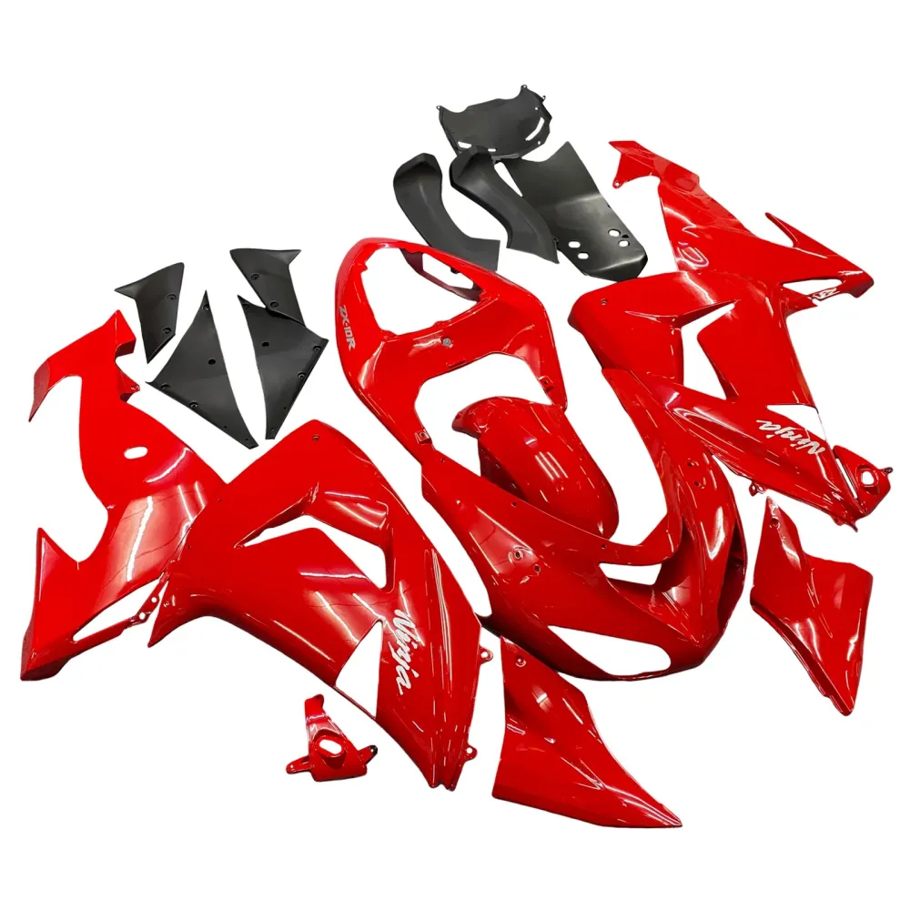 2006-2007 Kawasaki ZX10R Fairing Red Kit Amotopart