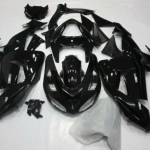 2006-2007 Kawasaki ZX10R Fairing Yellow Black Injection Plastic Kit Amotopart