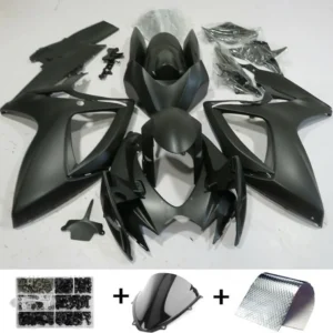 2006-2007 Suzuki GSXR 600/750 Fairing Matt Black Kit Amotopart