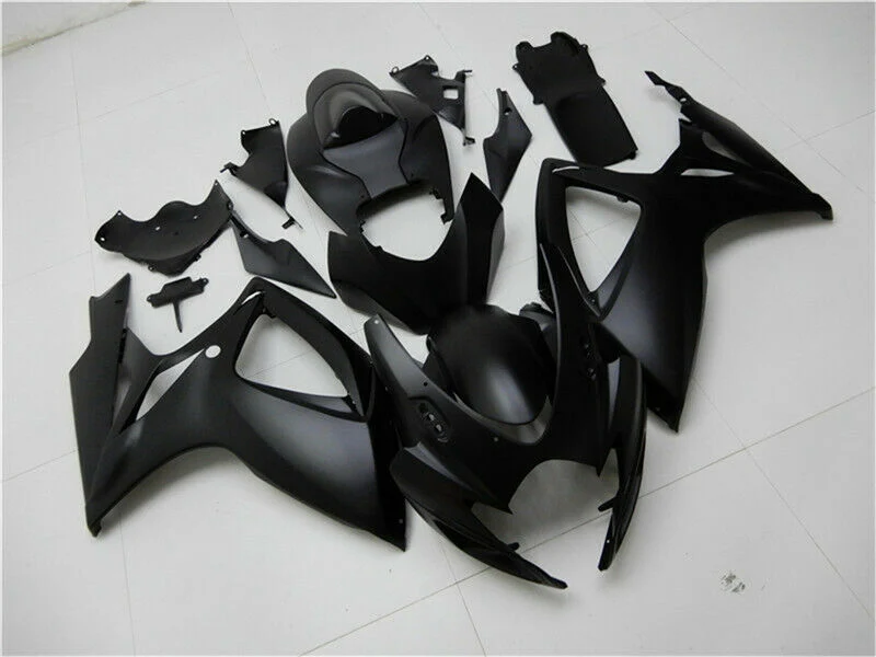 2006-2007 Suzuki GSXR 600/750 Fairing Matt Black Kit Amotopart