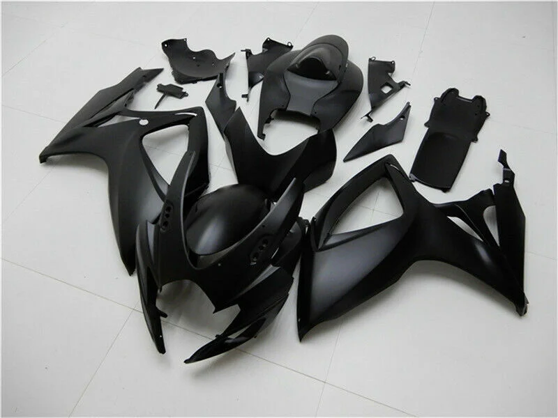 2006-2007 Suzuki GSXR 600/750 Fairing Matt Black Kit Amotopart
