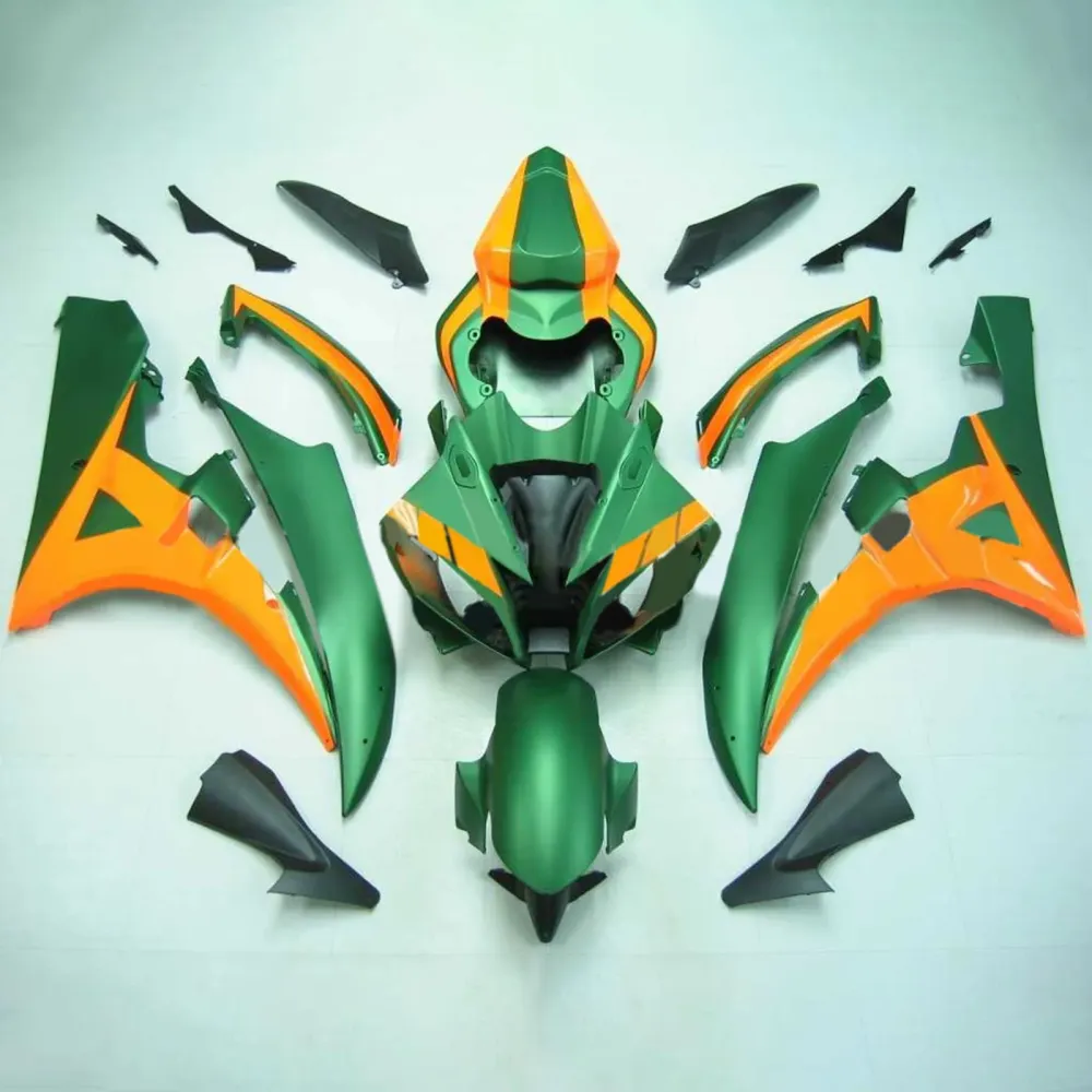 2006-2007 Yamaha YZF 600 R6 Amotopart Injection Fairing Kit Bodywork Plastic ABS #130