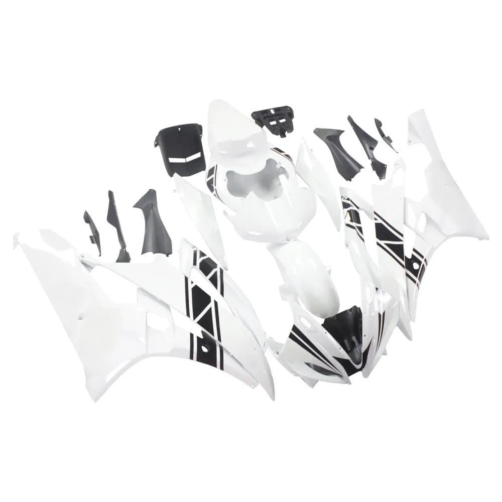 2006-2007 Yamaha YZF 600 R6 Amotopart Injection Fairing Kit Bodywork Plastic ABS #121