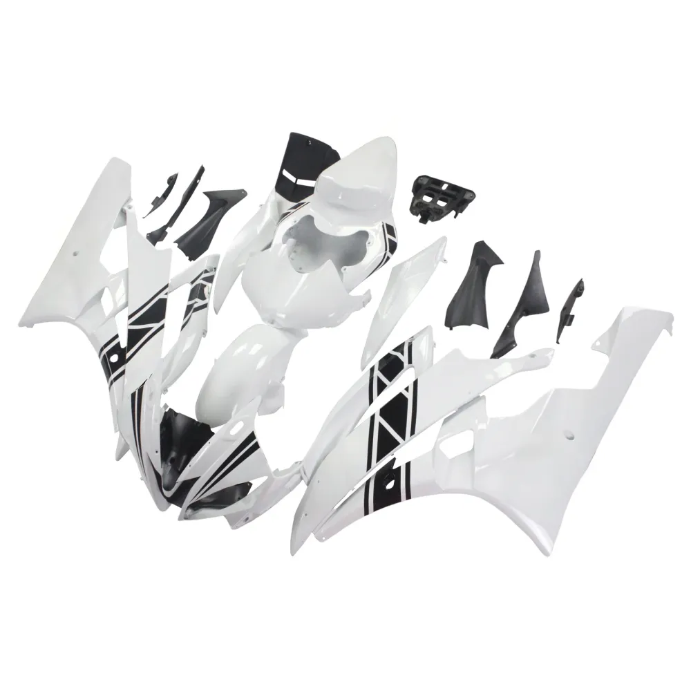 2006-2007 Yamaha YZF 600 R6 Amotopart Injection Fairing Kit Bodywork Plastic ABS #121