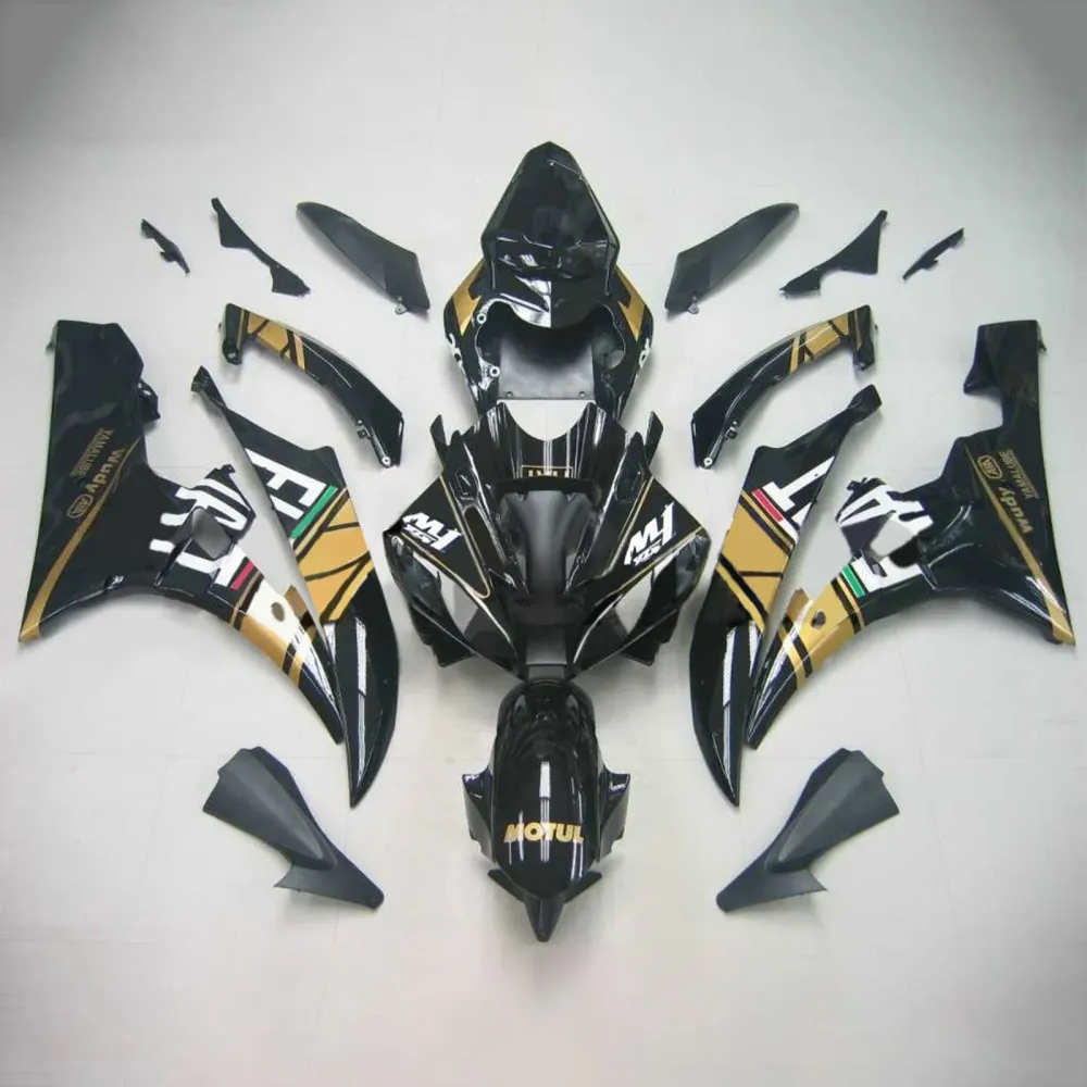 2006-2007 Yamaha YZF 600 R6 Amotopart Injection Fairing Kit Bodywork Plast Abs #118