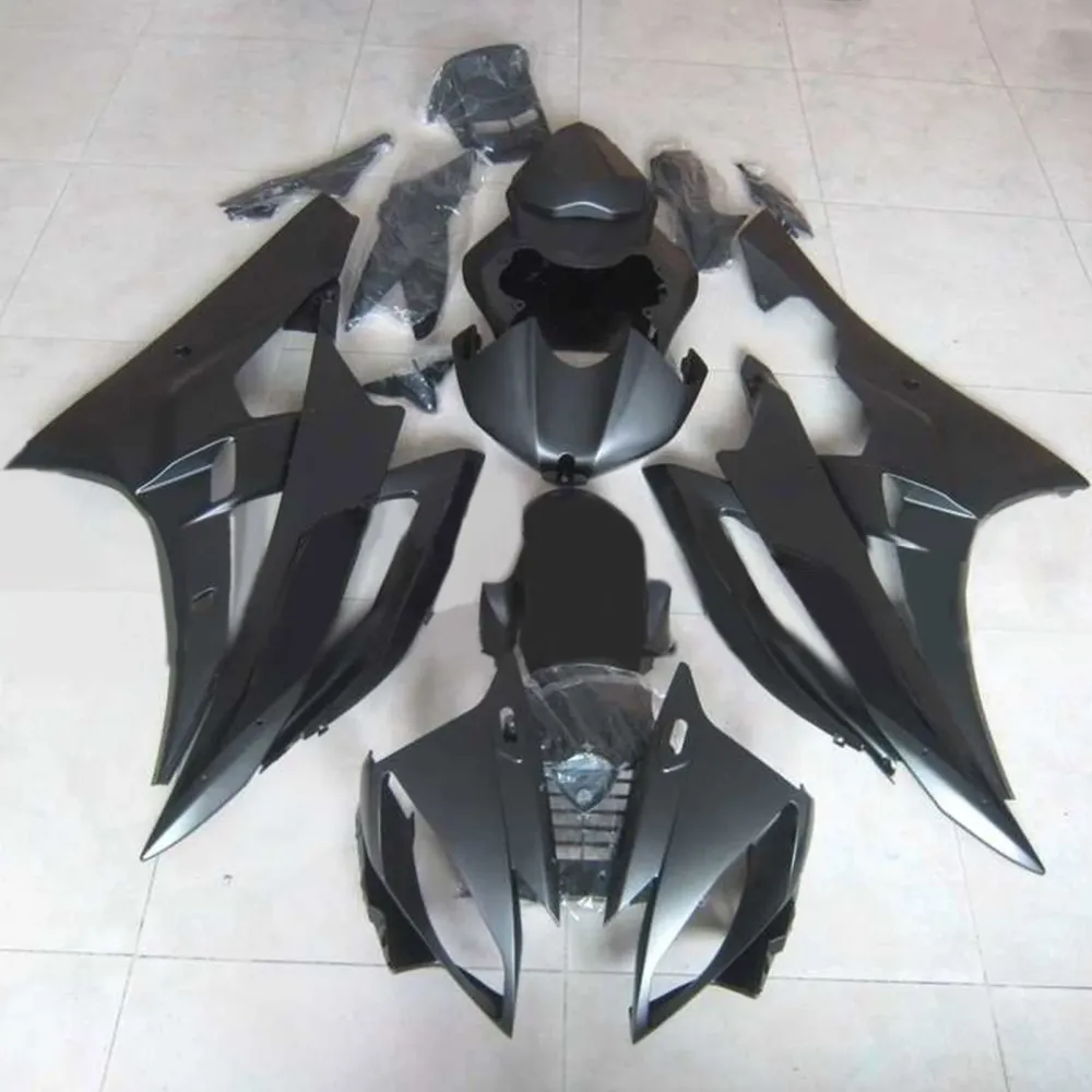2006-2007 Yamaha YZF 600 R6 Injeksjon Fairing Kit Bodywork Plastic ABS #102 Amotopart