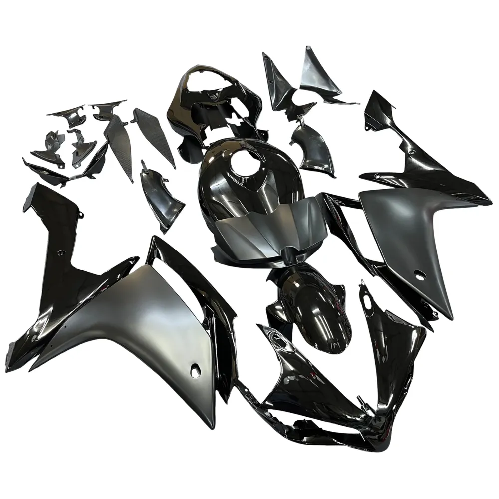 2007-2008 Yamaha YZF R1 Fairing Gloss Matt Black Kit Amotopart