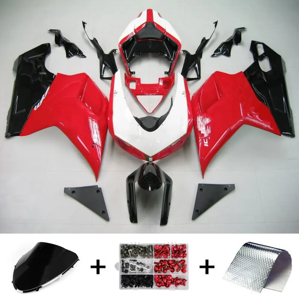 2007-2011 Ducati 1098 1198 848 ABS Fairing Kit Bodywork #103 Amotopart