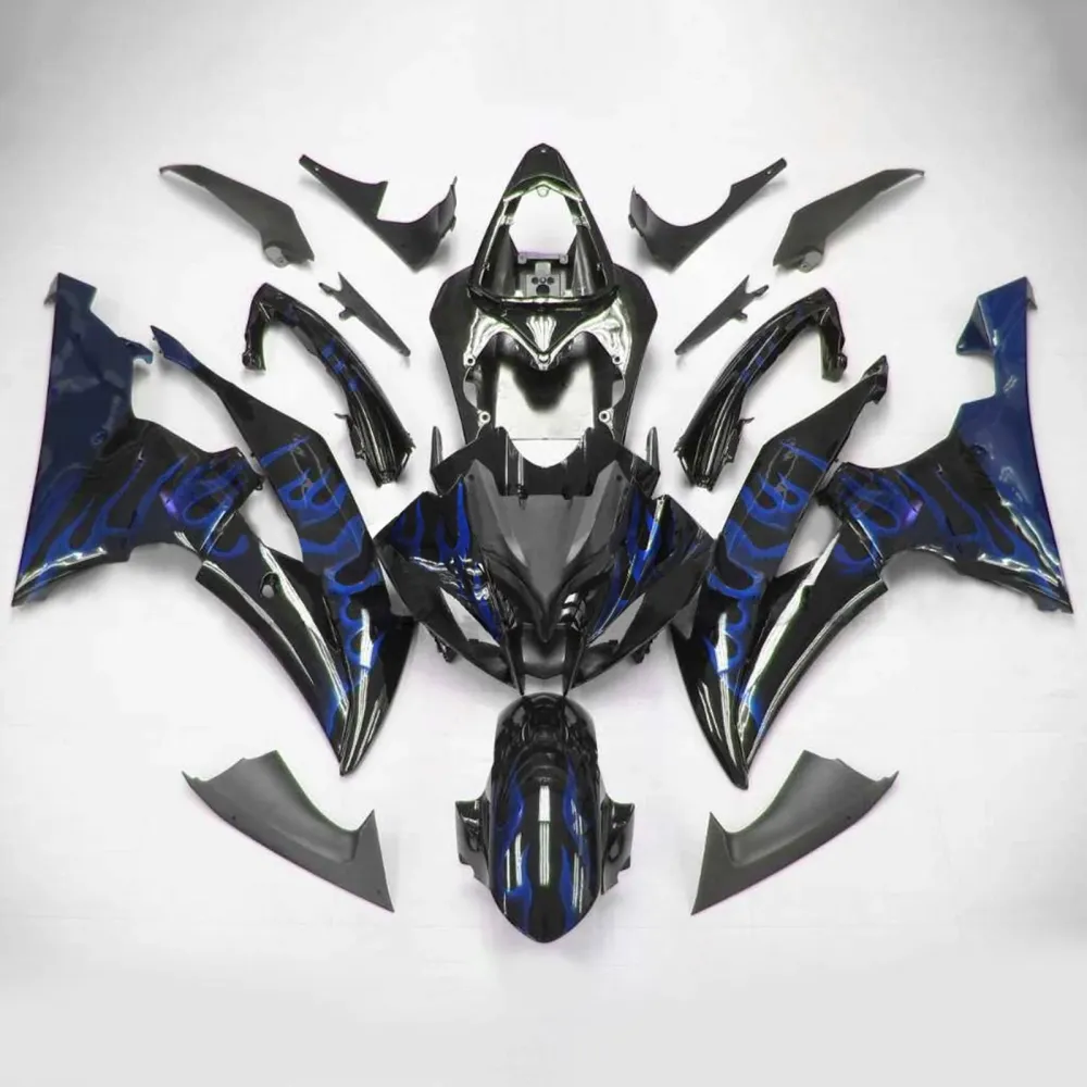 2008-2016 Yamaha YZF 600 R6 Amotopart Injection Fairing Kit Bodywork Plast Abs #119