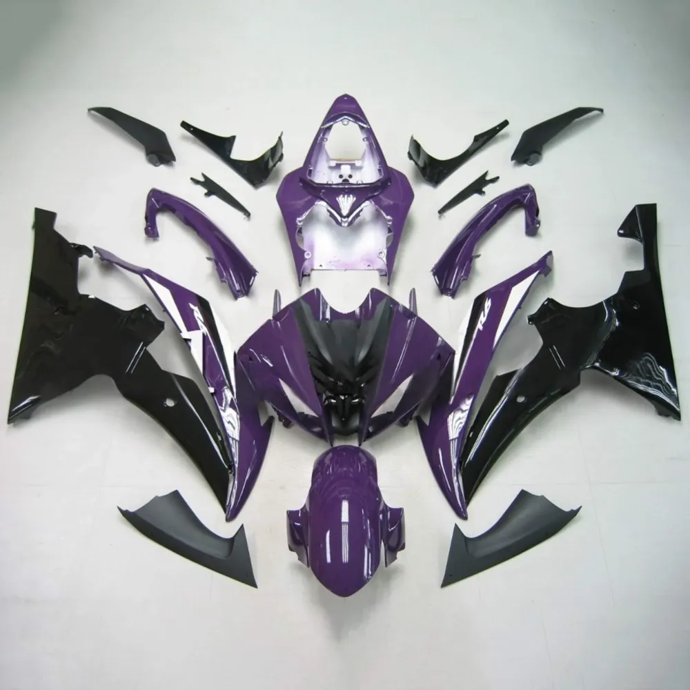 2008-2016 Yamaha YZF 600 R6 Injection Fairing Kit Bodywork Plastic ABS #147 Amotopart