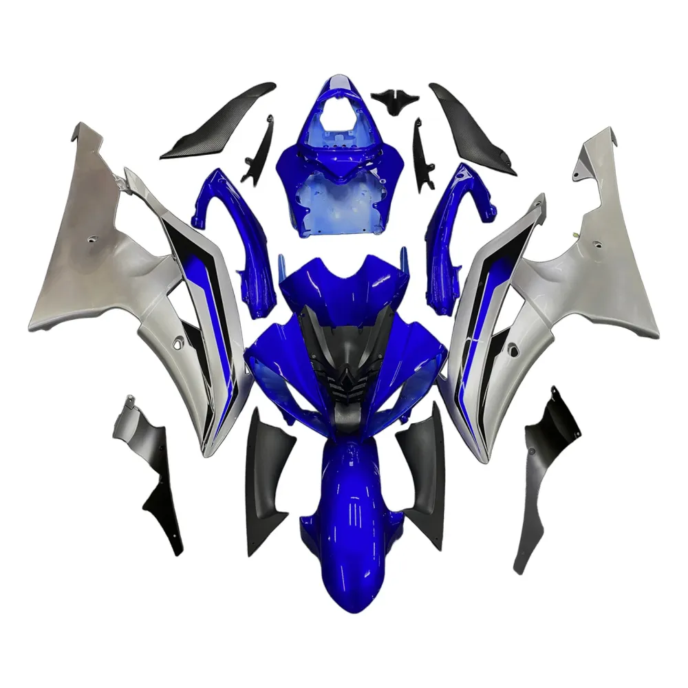 2008-2016 Yamaha YZF 600 R6 Injection Fairing Kit Bodywork Plastic ABS #158 Amotopart