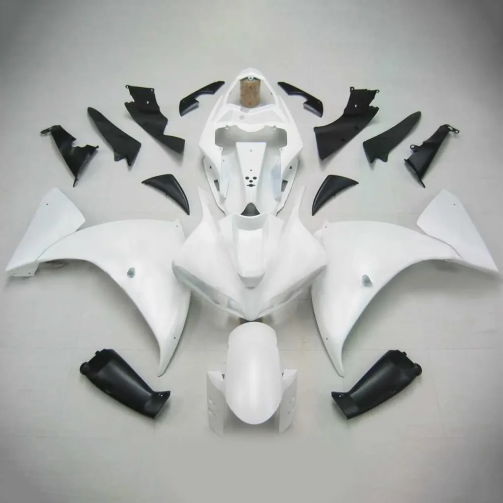 2009-2011 Yamaha YZF 1000 R1 Injeksjon Fairing Kit Bodywork Plastic ABS #127 Amotopart