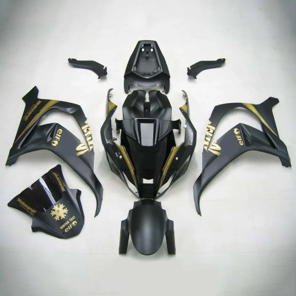 2011-2015 Kawasaki ZX10R Amotopart Injeksjon Fairing Kit Bodywork Plast Abs #116