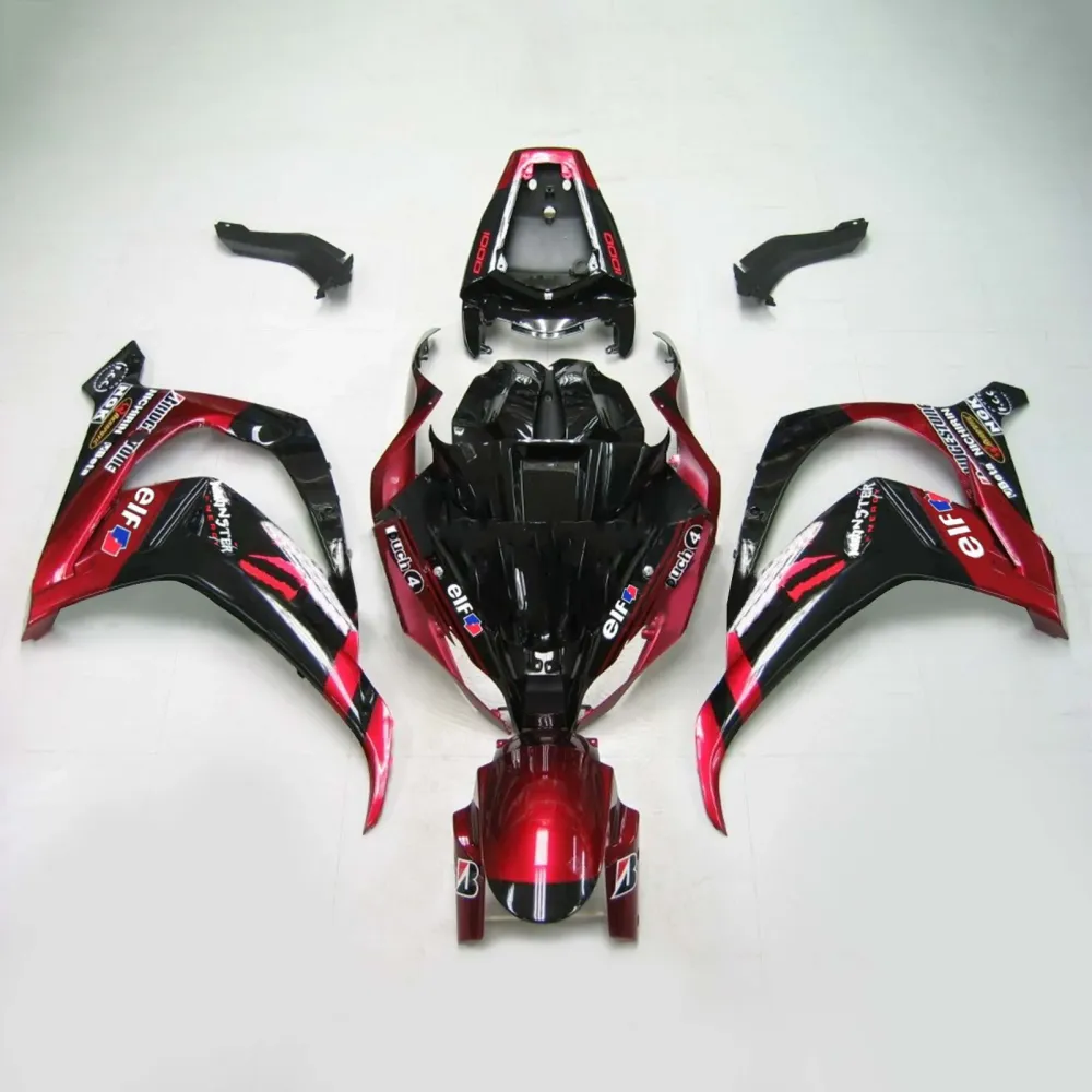 2011-2015 Kawasaki ZX10R Amotopart Injeksjon Fairing Kit Bodywork Plast Abs #114