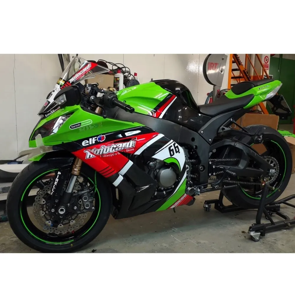 2011-2015 Kawasaki ZX10R Amotopart Injeksjon Fairing Kit Bodywork Plast Abs #107