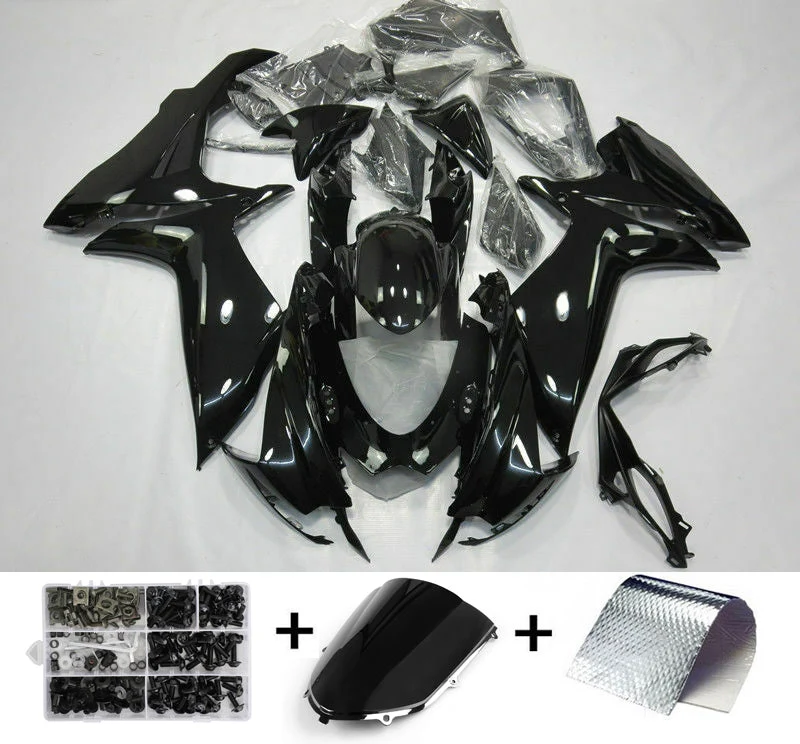 2011-2021 Suzuki GSXR600/750 K11 Fairing blank svart sett Amotopart