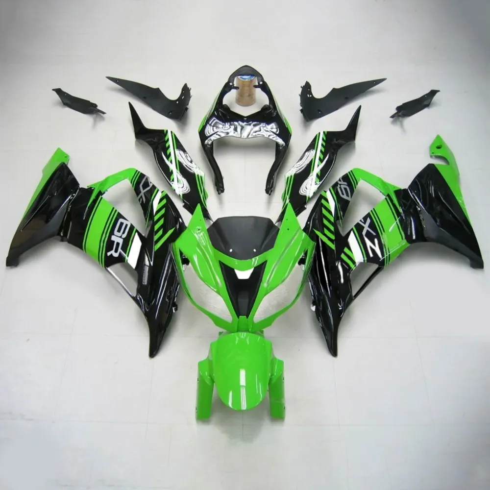 2013-2018 Kawasaki ZX6R 636 Amotopart Injeksjon Fairing Kit Bodywork Plastic ABS #109