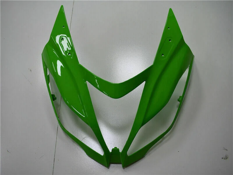 2013-2018 Kawasaki ZX6R Green Black Fairing Kit Amotopart