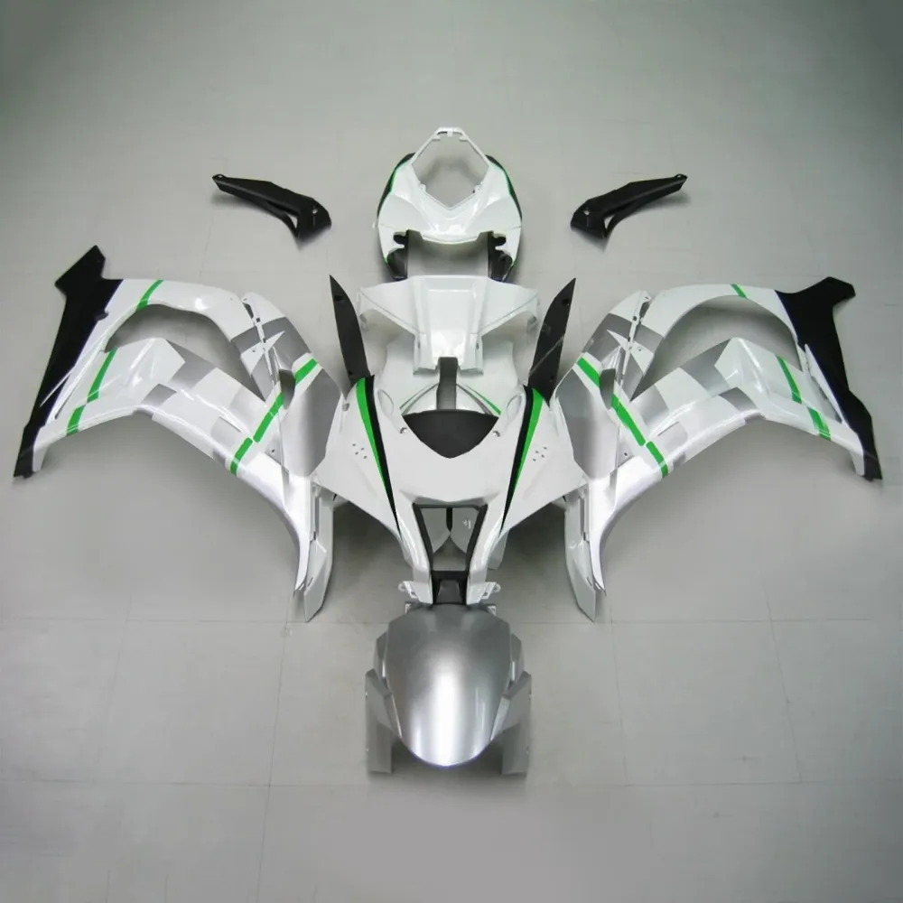 2016-2020 Kawasaki ZX10R Amotopart Injeksjon Fairing Kit Bodywork Plast Abs #112