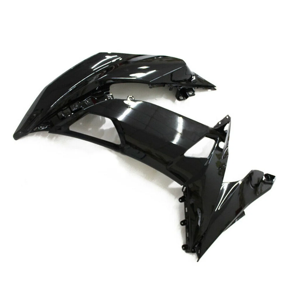 2017-2019 Kawasaki Ninja 650 EX650 Amotopart Injeksjon Fairing Kit Gloss Black Plastic