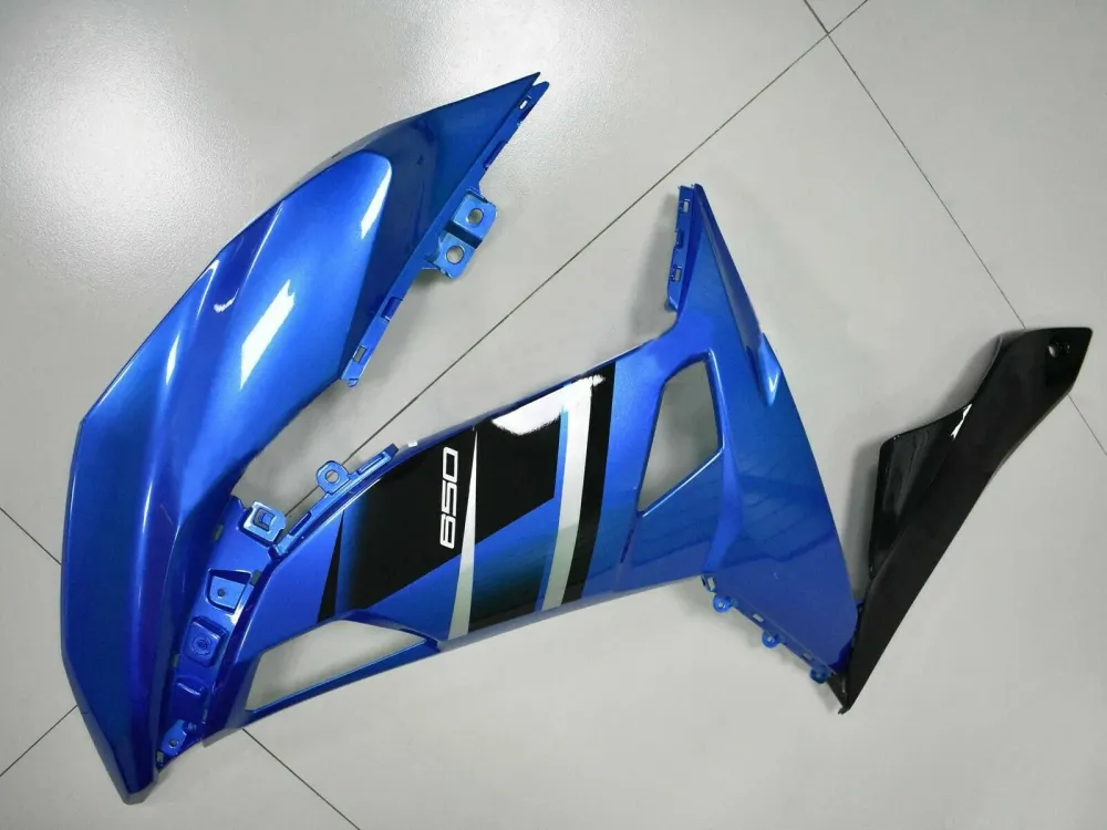 2017-2019 Kawasaki Ninja 650 EX650 Fairing Blue Injection Plastic Kit Amotopart