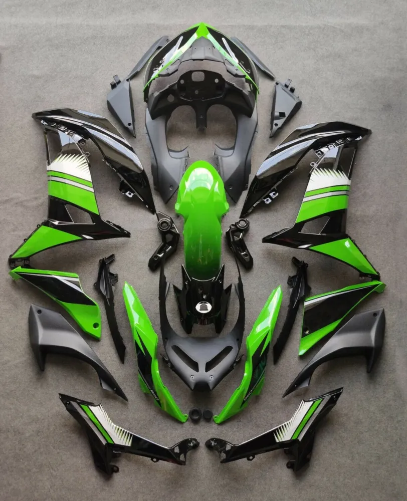 2017-2019 Kawasaki Ninja 650 EX650 Green Fairing Kit Amotopart