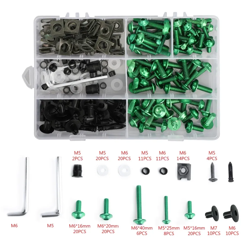 2017-2019 Kawasaki Ninja 650 EX650 Green Fairing Kit Amotopart