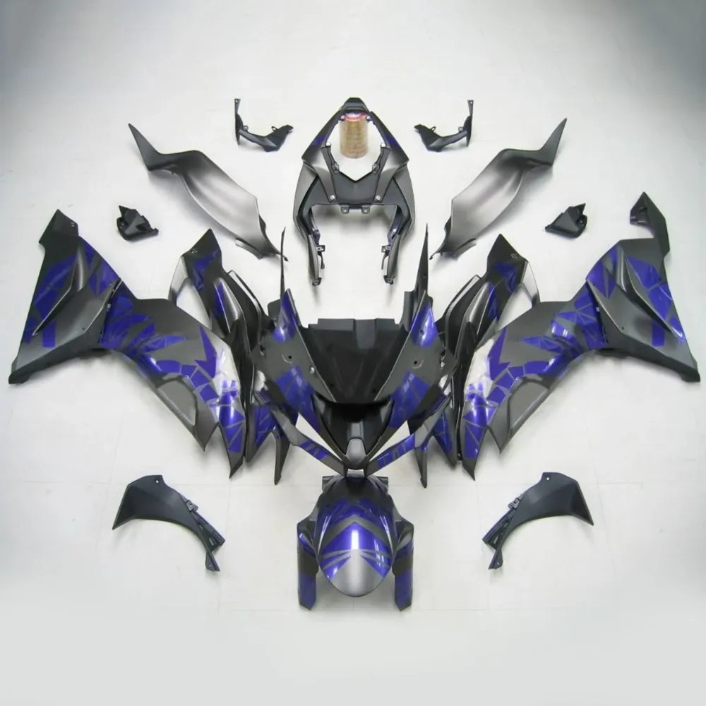 2019-2020 Kawasaki ZX6R Amotopart Injeksjon Fairing Kit Bodywork Plast Abs #103