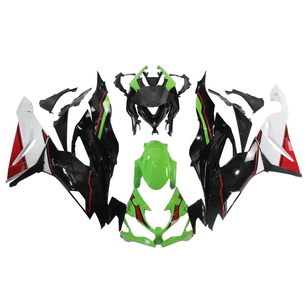 2019-2020 Kawasaki ZX6R Amotopart Injeksjon Fairing Kit Bodywork Plast Abs #102