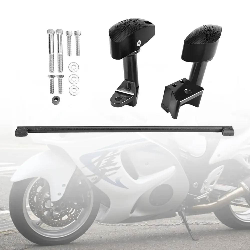 Motorvakter beskyttende pad motor glidebryter sort passer suzuki gsxr1300 08-20 Amotopart