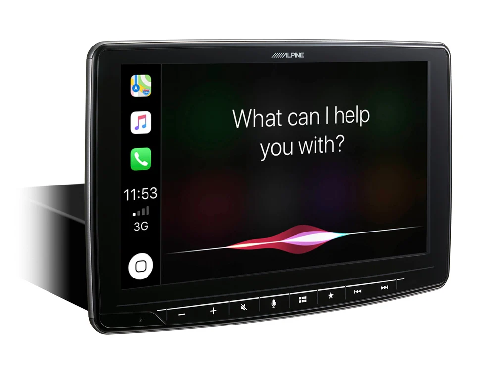 Apple Carplay, Android Auto i Fiat 500 Beige Interiør ( 2007-2015)