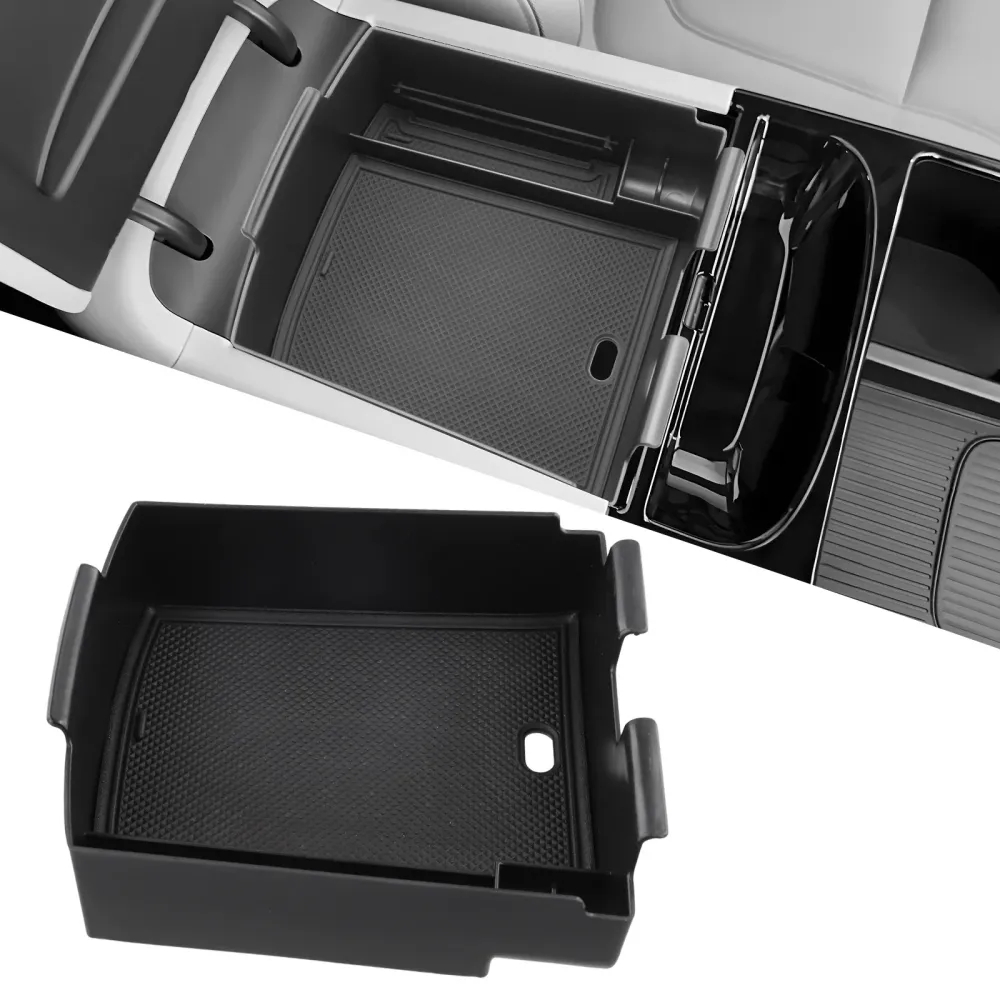 Armrest Storage Box Organizer Hyundai Tucson 2025-2026 ABS Plastic Durable Center Console Storage